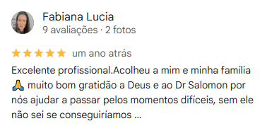 Avaliação de paciente
