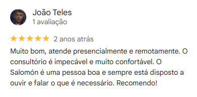 Avaliação de paciente